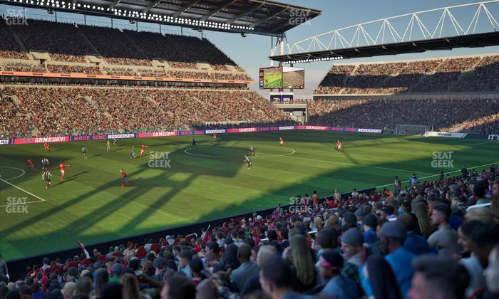 BMO Field - Section 126 Seat View