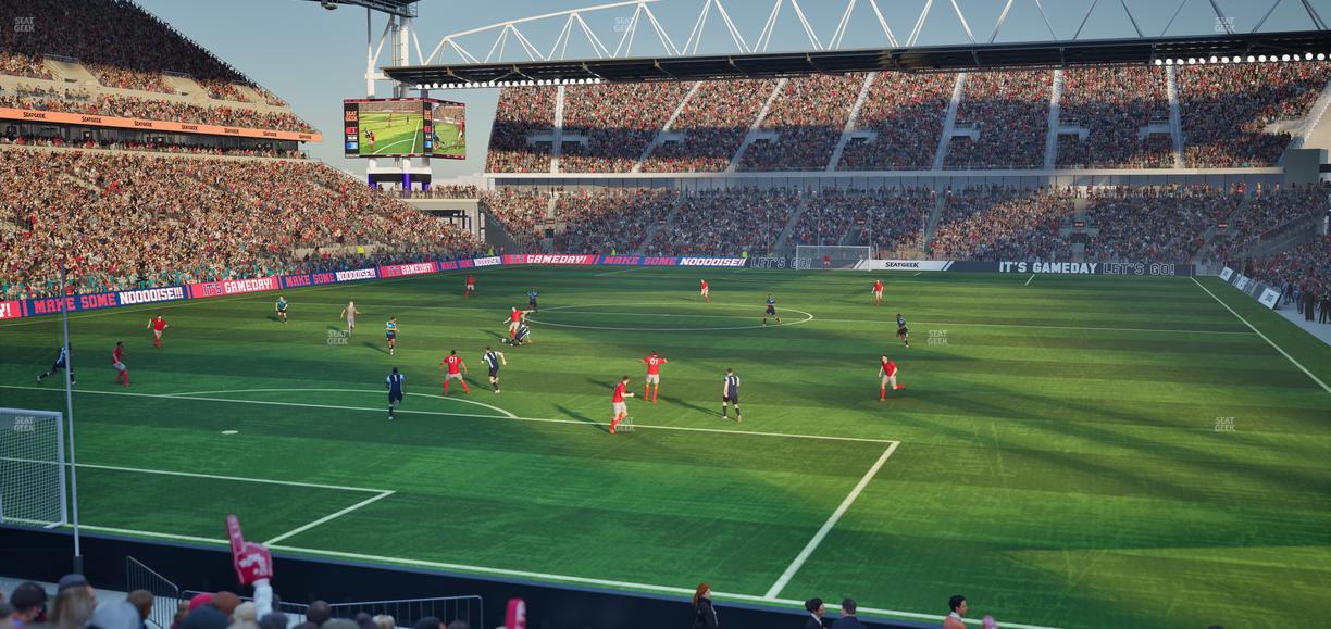 BMO Field - Section 129 F Seat View