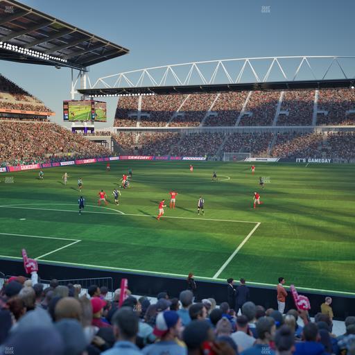 BMO Field - Section 129 F Seat View