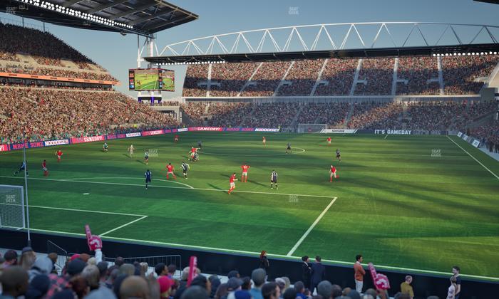 BMO Field - Section 129 F Seat View