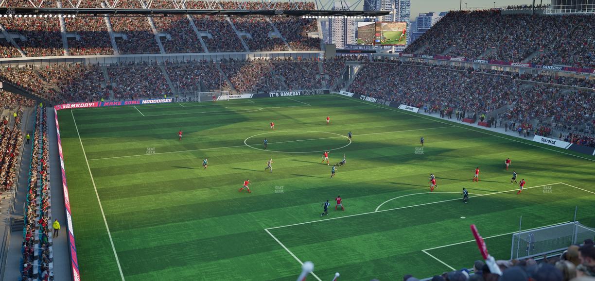 BMO Field - Section 201 Seat View
