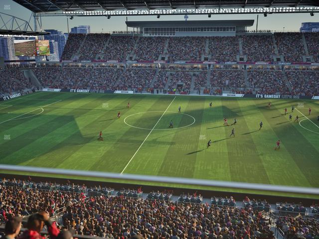 BMO Field - Section 206 A Seat View