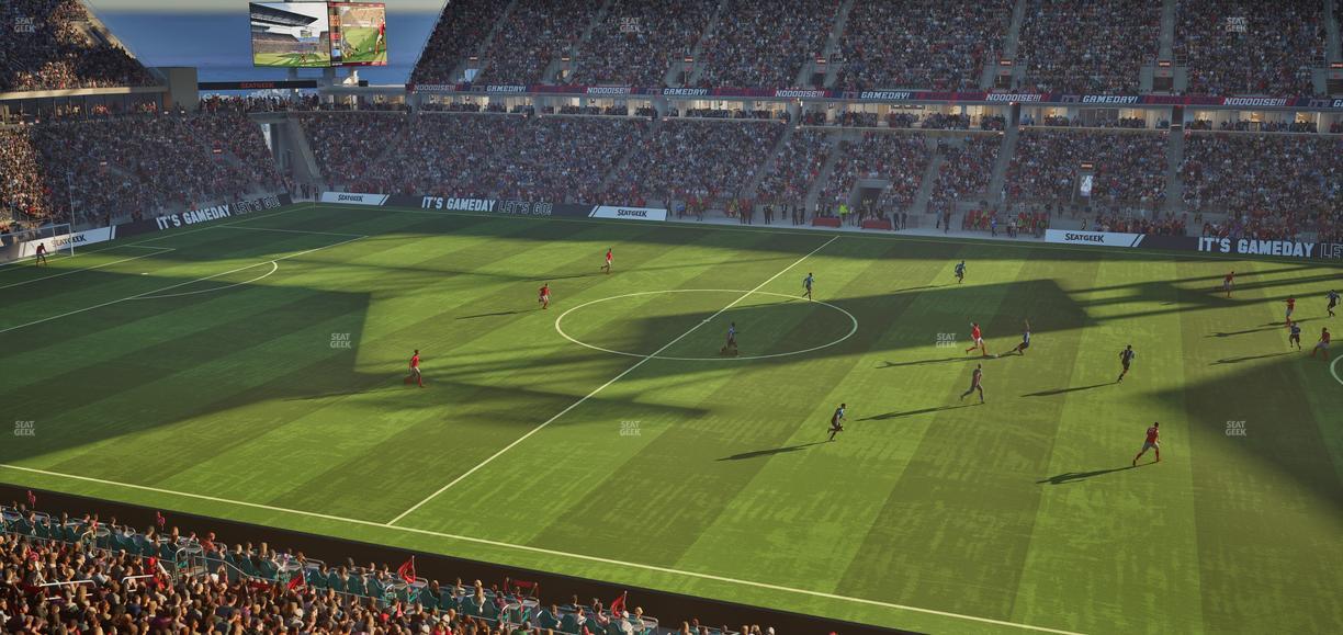 BMO Field - Section 206 Seat View