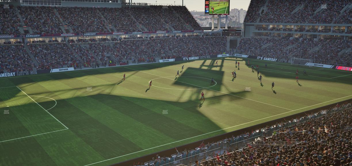 BMO Field - Section 210 Seat View