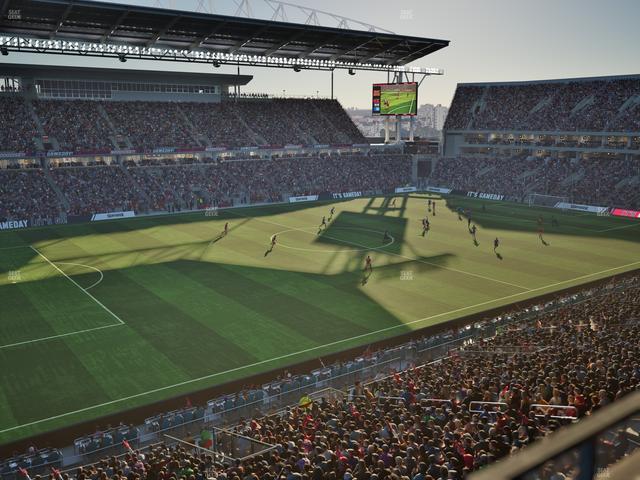 BMO Field - Section 210 Seat View