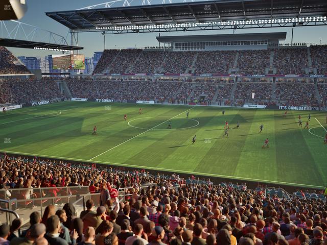 BMO Field - Section East Suite 33 Seat View