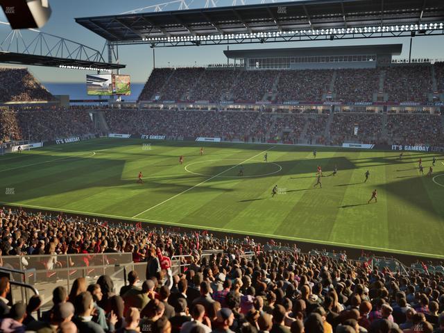 BMO Field - Section East Suite 33 Seat View