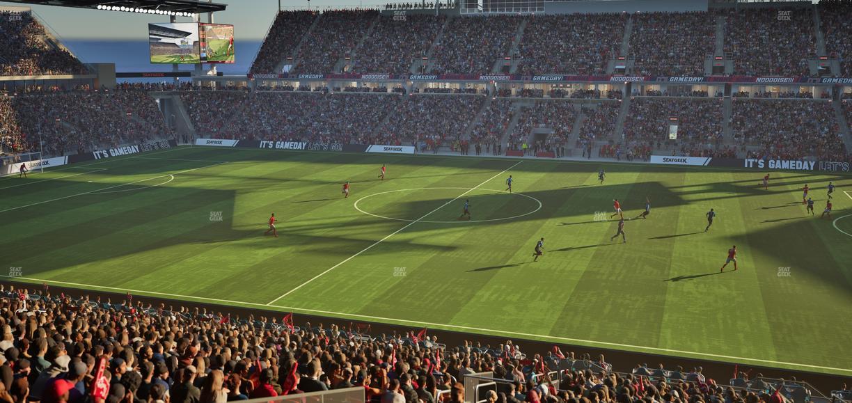 BMO Field - Section East Suite 34 Seat View