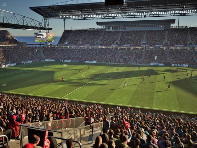 BMO Field - Section East Suite 34 Seat View