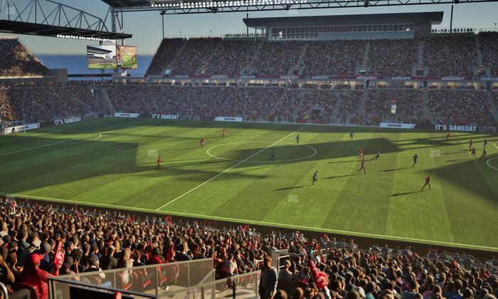 BMO Field - Section East Suite 34 Seat View