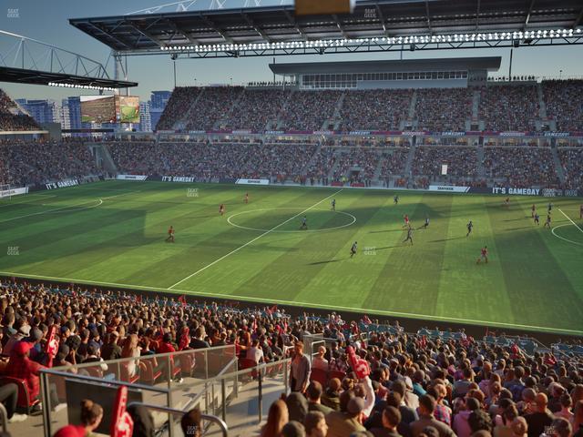 BMO Field - Section East Suite 34 Seat View