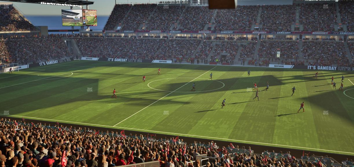 BMO Field - Section East Suite 34 Seat View