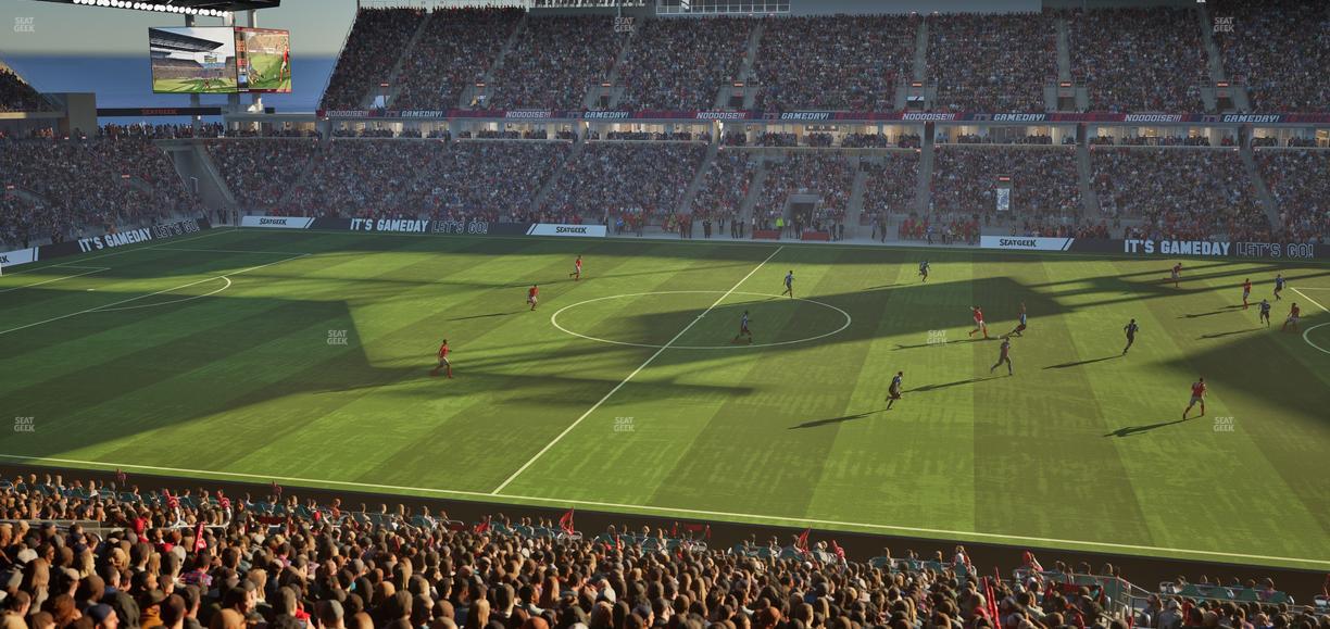 BMO Field - Section East Suite 35 Seat View