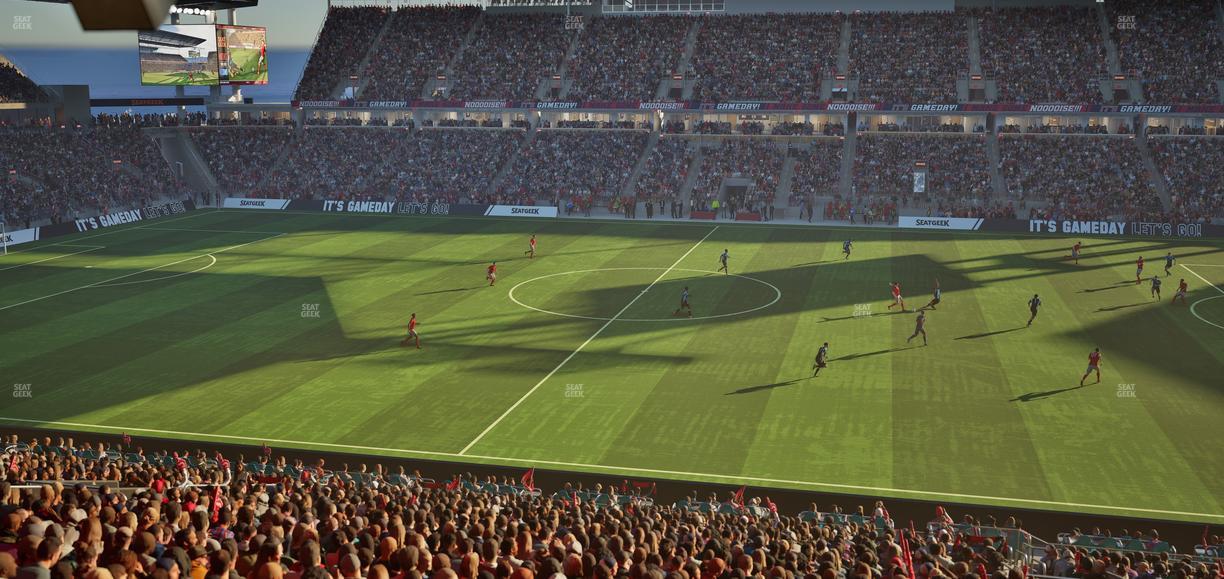 BMO Field - Section East Suite 35 Seat View