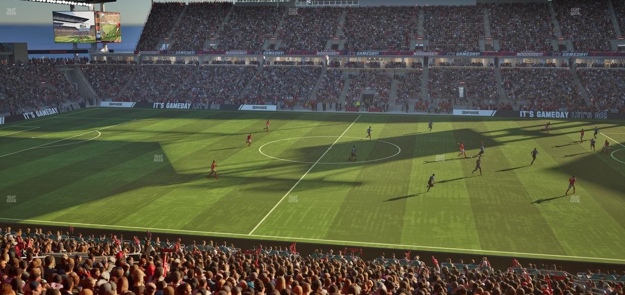 BMO Field - Section East Suite 36 Seat View