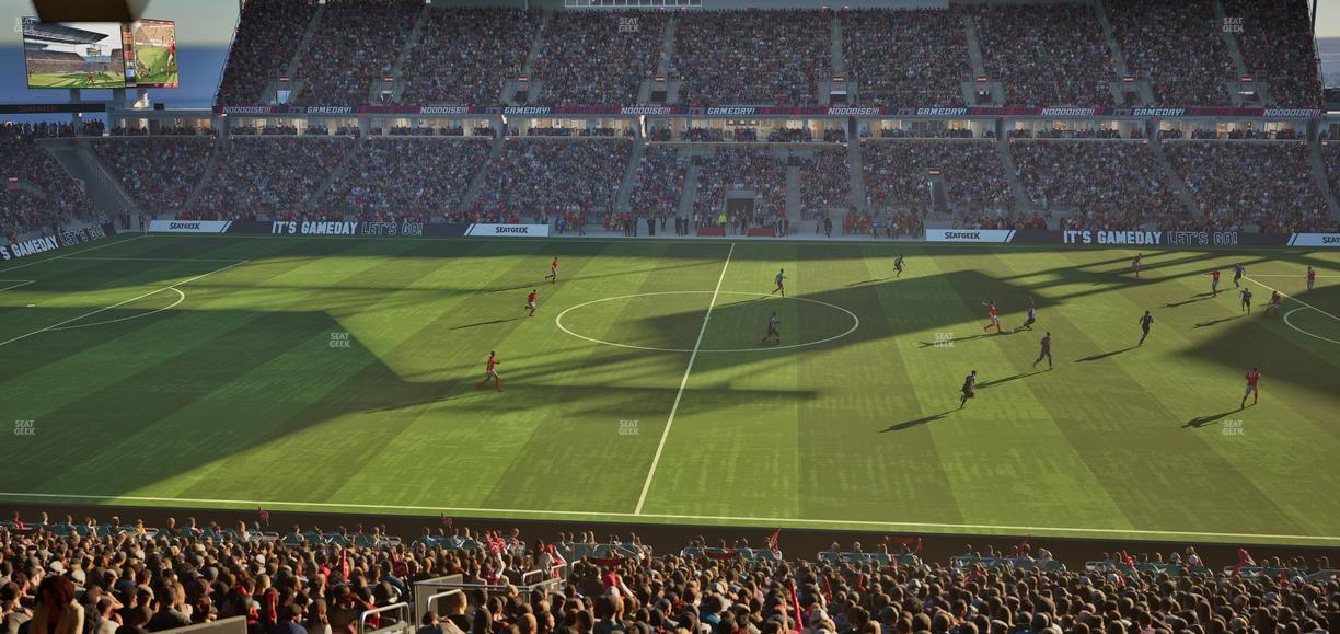 BMO Field - Section East Suite 37 Seat View