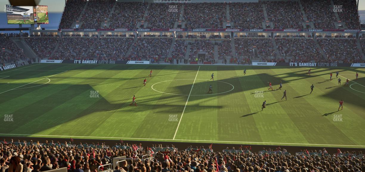 BMO Field - Section East Suite 37 Seat View