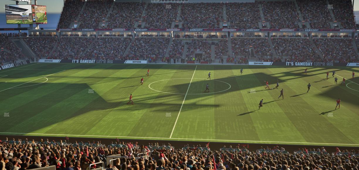 BMO Field - Section East Suite 37 Seat View