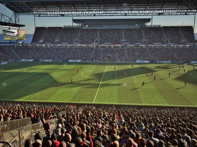 BMO Field - Section East Suite 37 Seat View