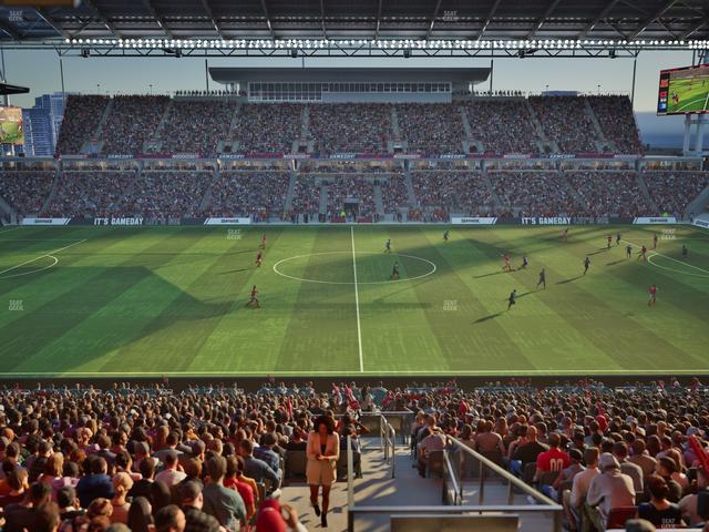 BMO Field - Section East Suite 38 Seat View