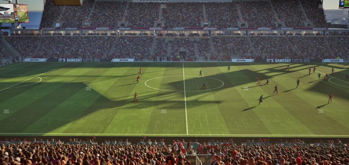 BMO Field - Section East Suite 38 Seat View