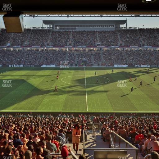 BMO Field - Section East Suite 38 Seat View