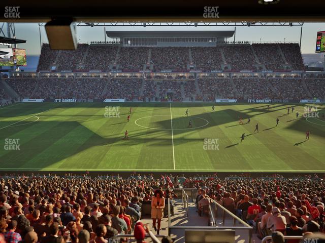 BMO Field - Section East Suite 38 Seat View