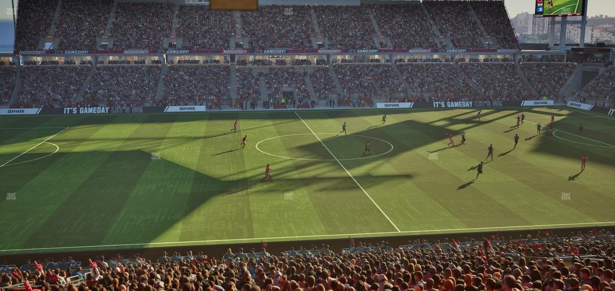 BMO Field - Section East Suite 40 Seat View