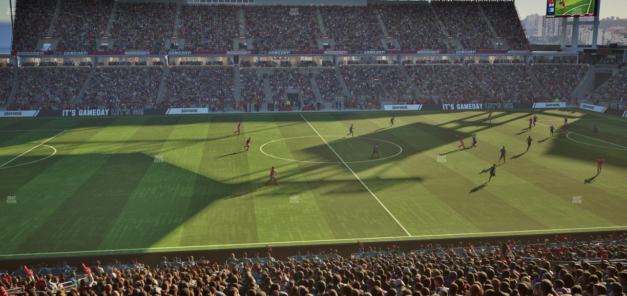 BMO Field - Section East Suite 40 Seat View