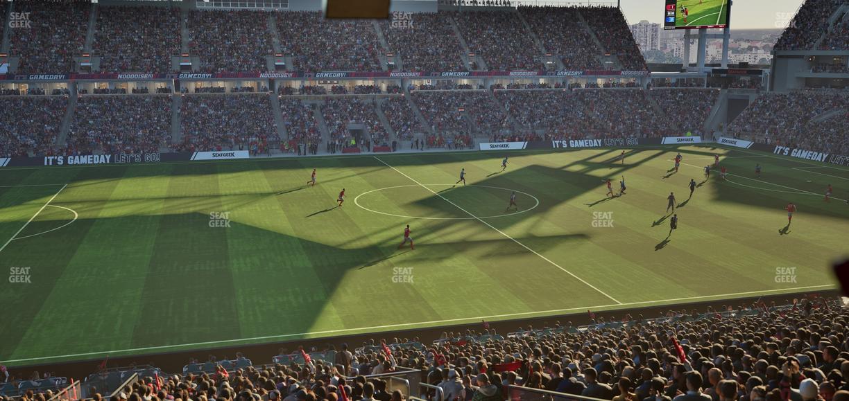 BMO Field - Section East Suite 42 Seat View