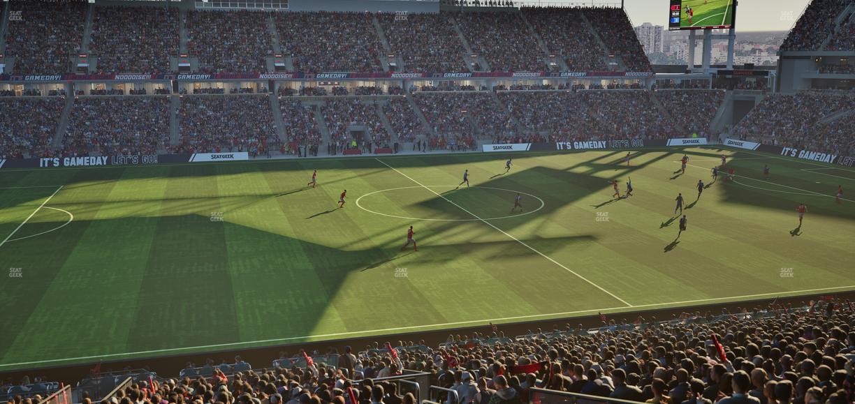 BMO Field - Section East Suite 42 Seat View