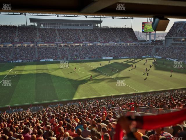 BMO Field - Section East Suite 43 Seat View