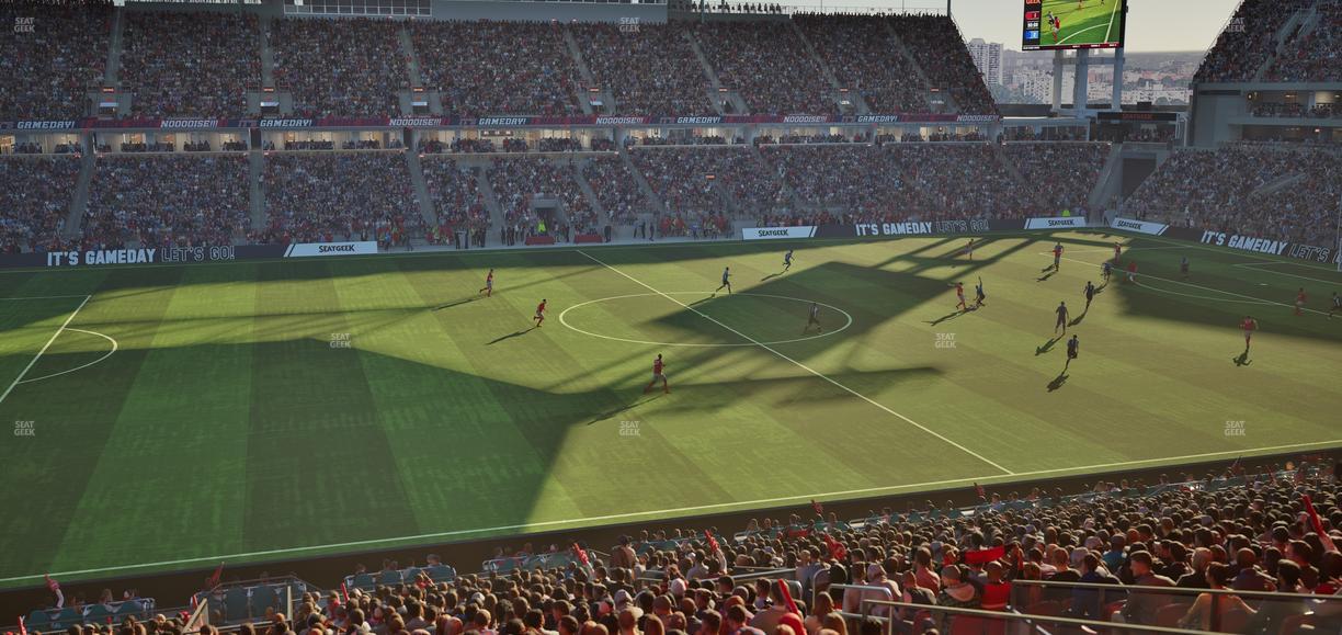 BMO Field - Section East Suite 43 Seat View