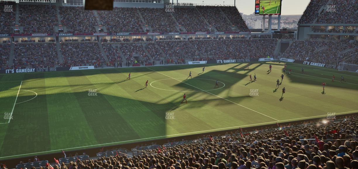 BMO Field - Section East Suite 44 Seat View