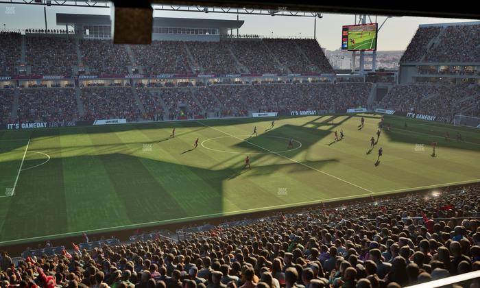 BMO Field - Section East Suite 44 Seat View