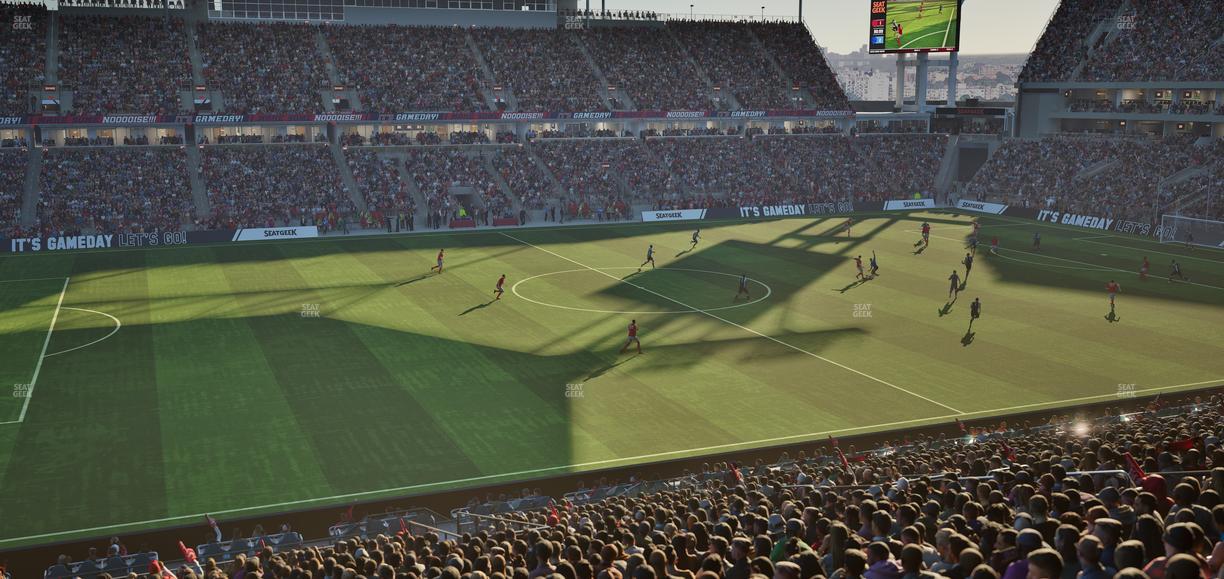 BMO Field - Section East Suite 44 Seat View