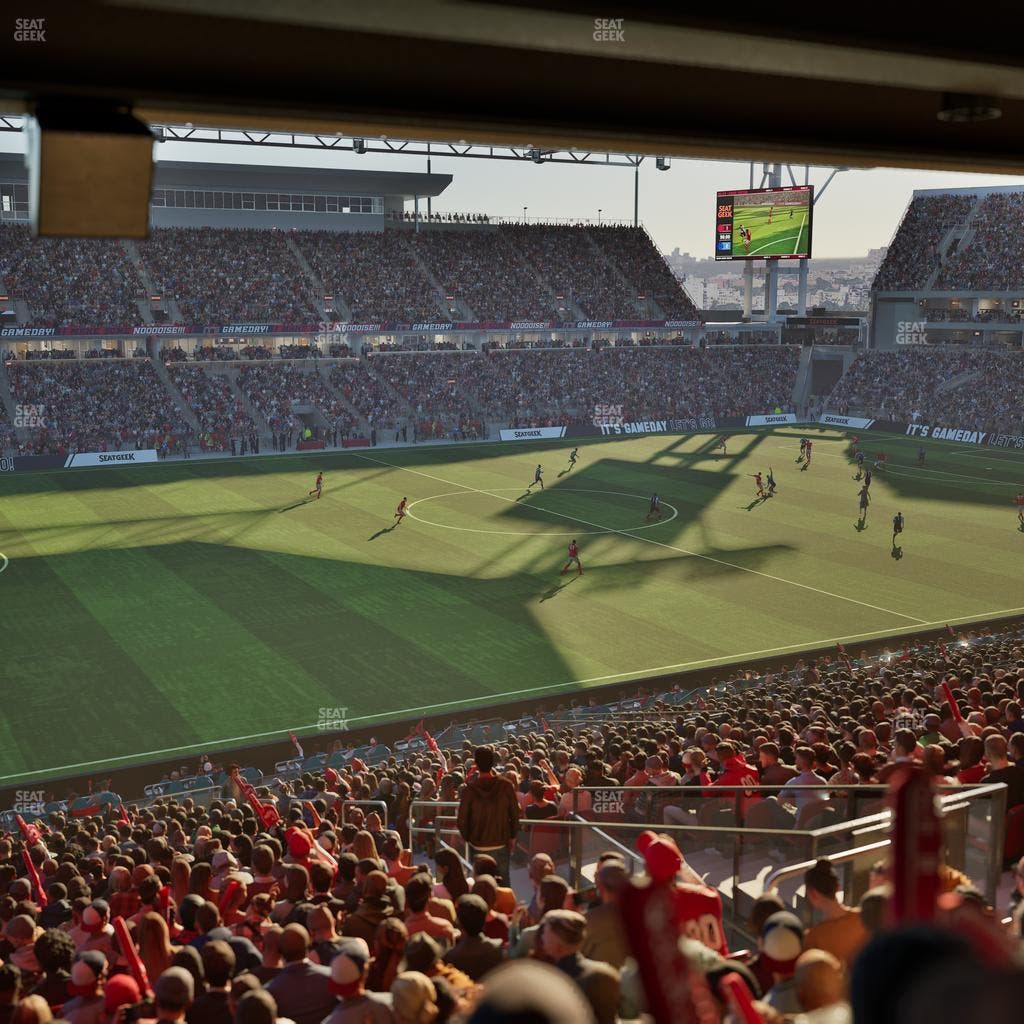 BMO Field - Section East Suite 45 Seat View