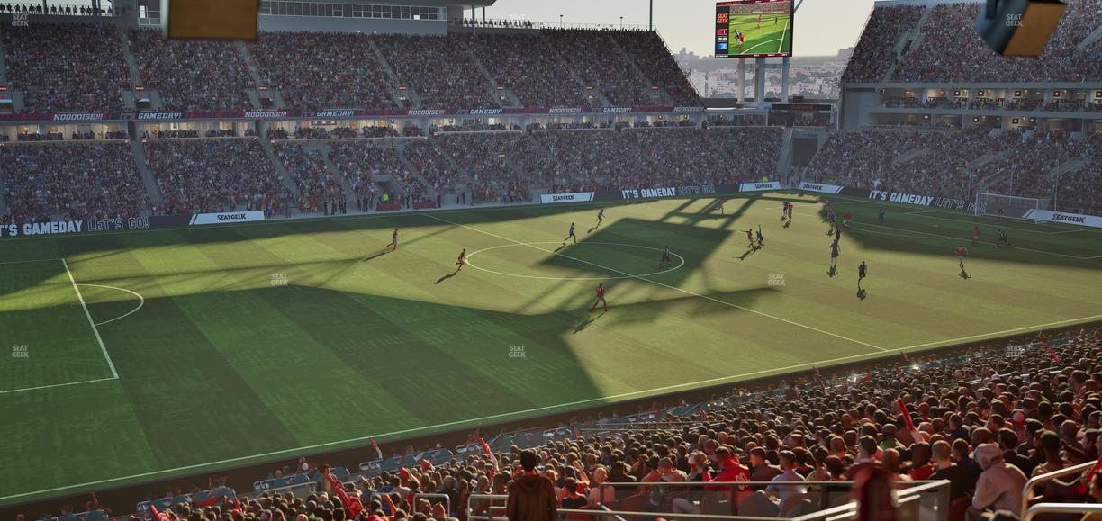 BMO Field - Section East Suite 45 Seat View