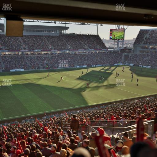 BMO Field - Section East Suite 45 Seat View