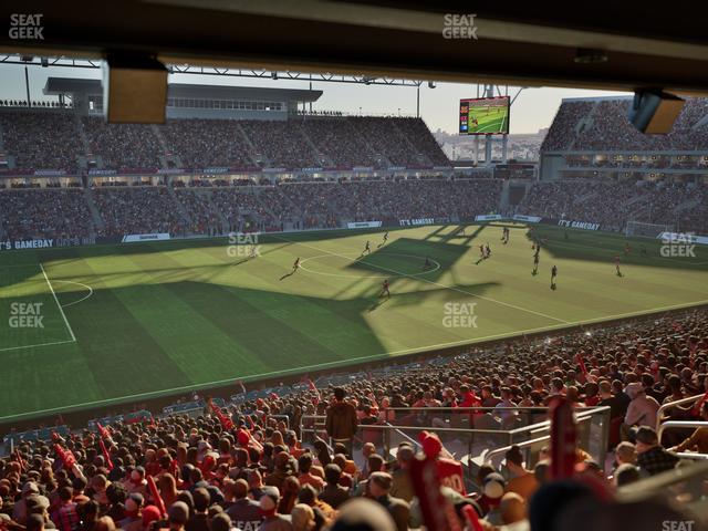 BMO Field - Section East Suite 45 Seat View