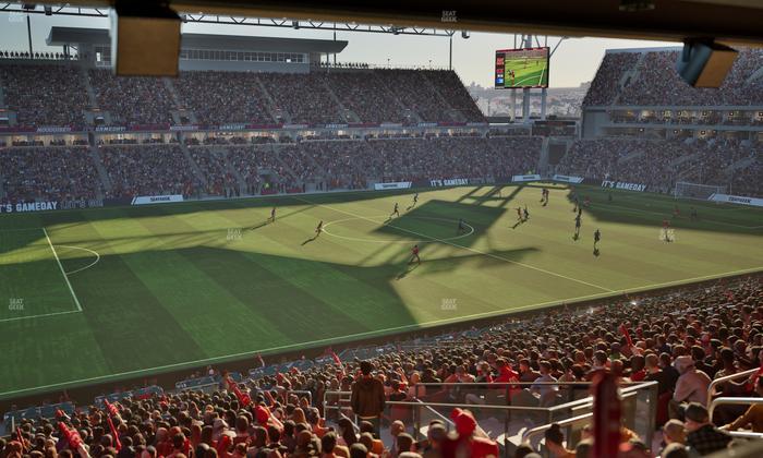 BMO Field - Section East Suite 45 Seat View