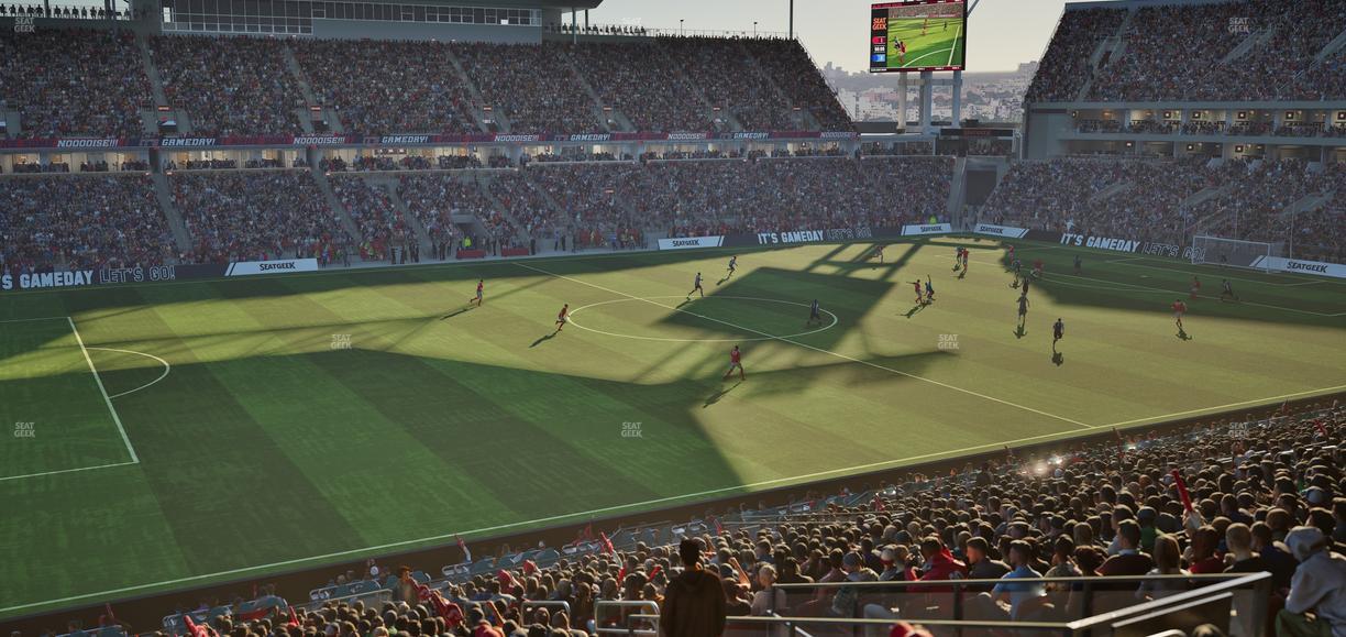 BMO Field - Section East Suite 45 Seat View