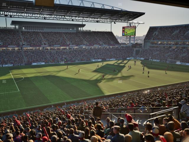 BMO Field - Section East Suite 45 Seat View