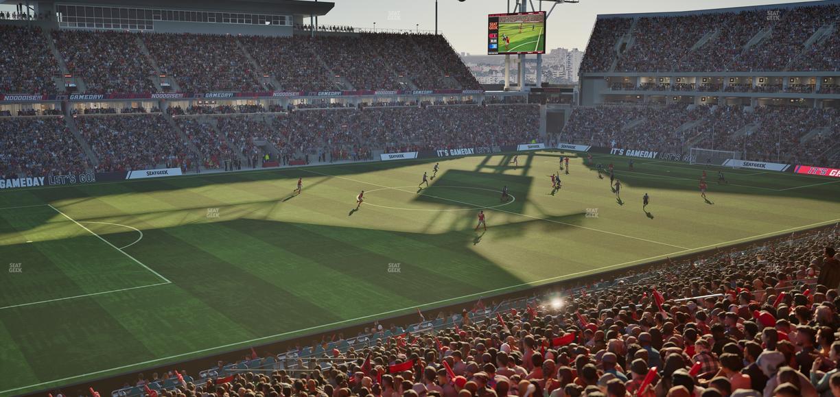 BMO Field - Section East Suite 46 Seat View