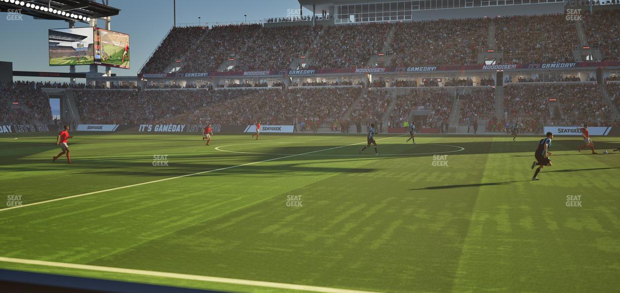 BMO Field - Section Field Boxes Seat View