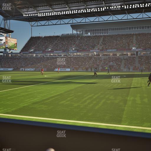 BMO Field - Section Field Boxes Seat View