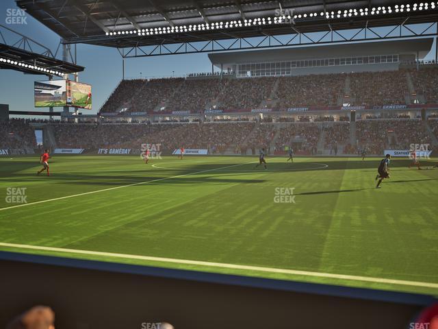 BMO Field - Section Field Boxes Seat View