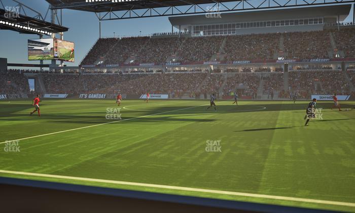 BMO Field - Section Field Boxes Seat View