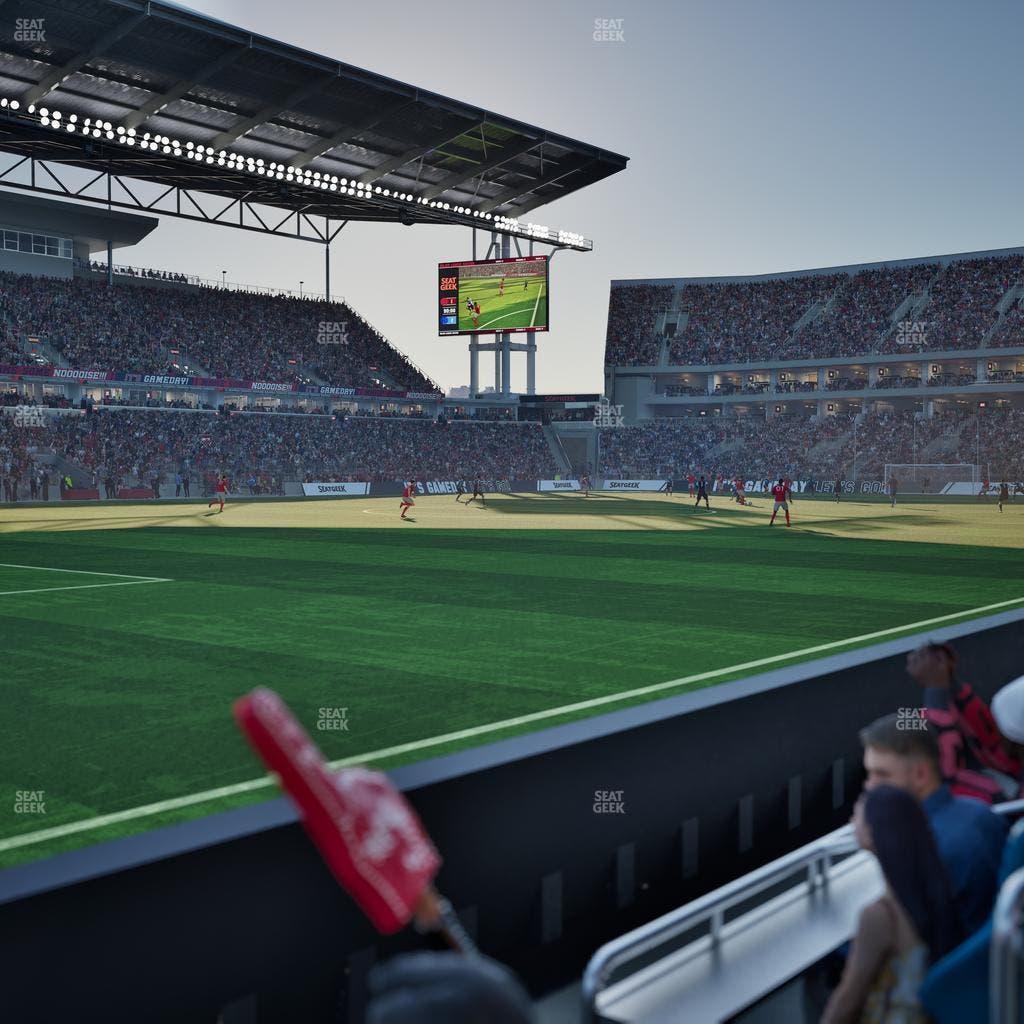 BMO Field - Section Field Boxes Seat View