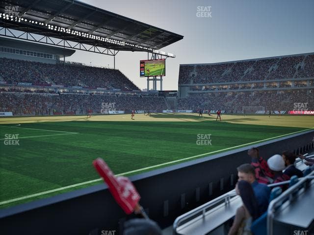 BMO Field - Section Field Boxes Seat View